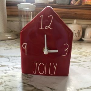 Rae Dunn jolly clock